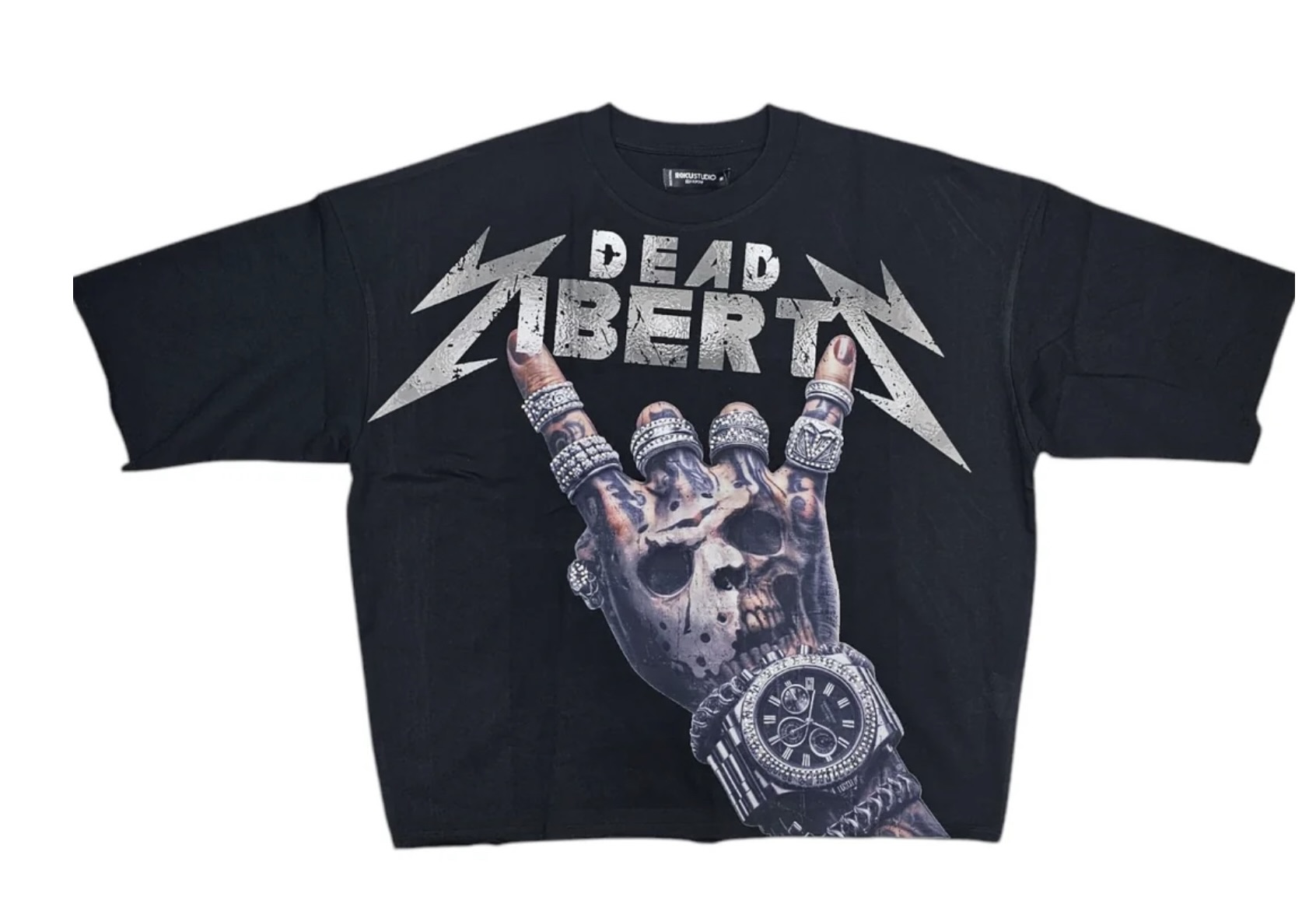ROKU Dead Liberty Cropped Tee: A Bold Graphic Rebellion in Modern Streetwear